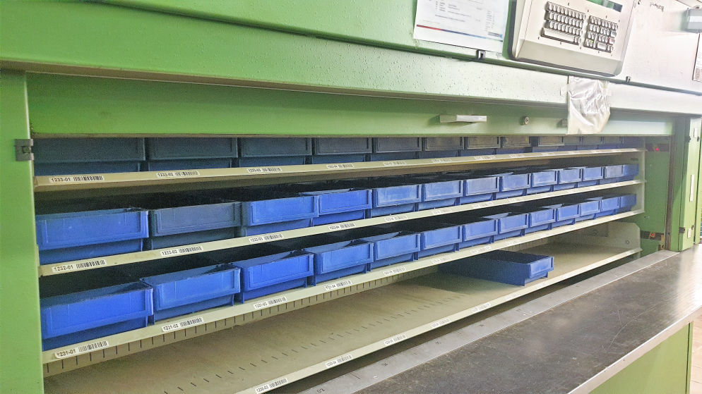 Megamat Umlaufregal Paternoster Typ 140-450-18